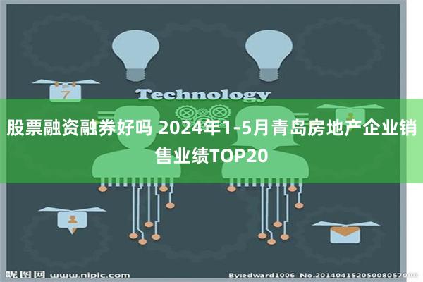 股票融资融券好吗 2024年1-5月青岛房地产企业销售业绩TOP20