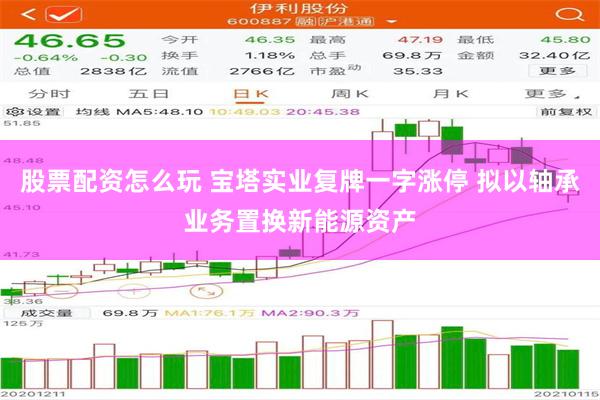 股票配资怎么玩 宝塔实业复牌一字涨停 拟以轴承业务置换新能源资产