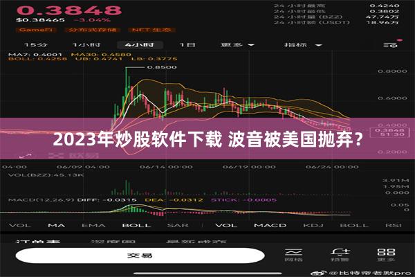 2023年炒股软件下载 波音被美国抛弃？