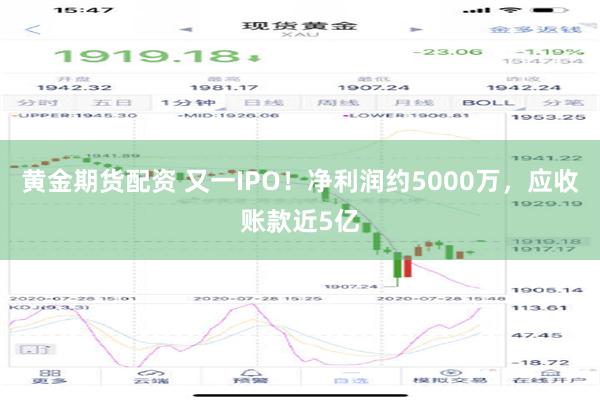 黄金期货配资 又一IPO！净利润约5000万，应收账款近5亿